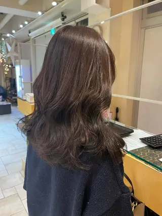 ロング カラー レイヤー/暖色/ 髪質改善/永礼芳果のヘアスタイル