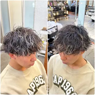 パーマ メンズ メンズスタイル 完全再現/仁翔のヘアスタイル