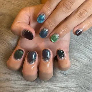 ネイル EARTH守谷店所属・🩶EARTH守谷店 YURA🦋のネイルデザイン