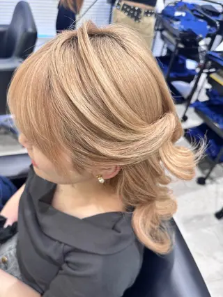 セミロング ヘアアレンジ sakura/板橋 モデル募集中🪄︎︎のヘアスタイル