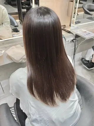 セミロング カラー 髪質改善/ボブ/ ハイトーン❣️yuiのヘアスタイル