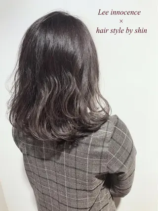 ミディアム カラー パーマ カラー/髪質改善スペ シャリスト宮本　伸一のヘアスタイル