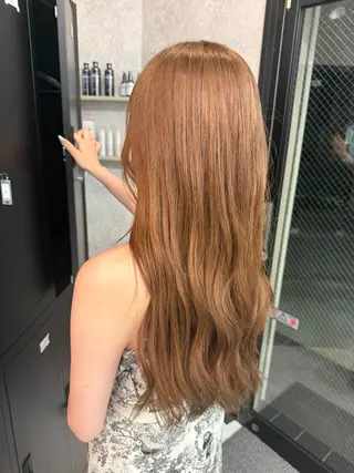 ロング カラー 🌺ハイトーン🌺 矢葺 なぎさ🌺🌺のヘアスタイル