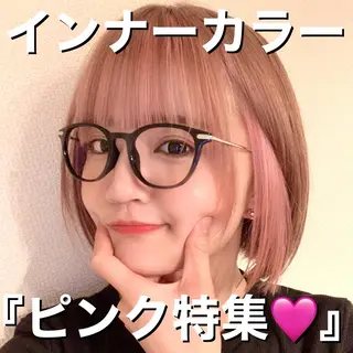 ショート カラー 韓国ヘア/艶カラー /田中悠佑のヘアスタイル