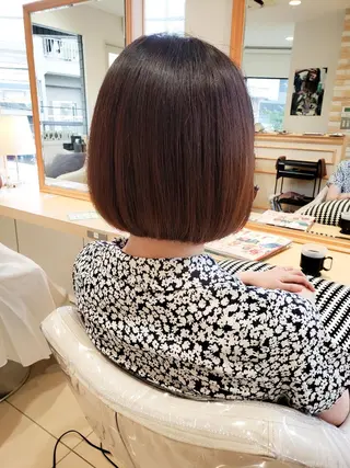 ミディアム パーマ 美髪⭐︎髪質改善 井上 康司のヘアスタイル