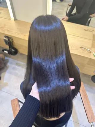 ロング MIYU 色素薄めカラー🫒♡のヘアスタイル