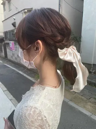 セミロング しのはら まどかのヘアスタイル