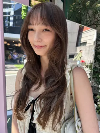 ロング カラー 海外風レイヤー💋 sanaのヘアスタイル