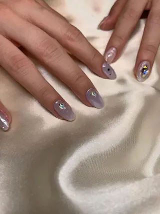 ネイル moca心斎橋所属・˚✧⁺⭐︎༚moca miyuu⁎⁺˳✧༚のネイルデザイン