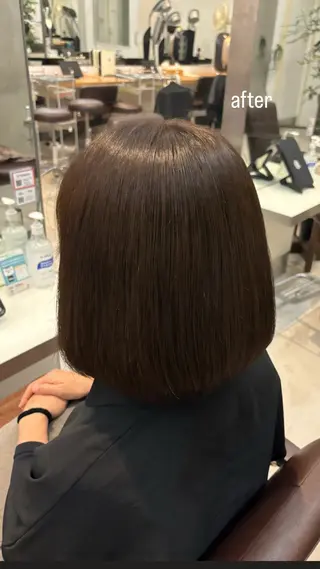 ミディアム カラー ヘアアレンジ 堀江 理帆/表参道のヘアスタイル