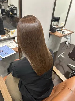 カラー 名駅/艶カラー/原田 永遠のヘアスタイル