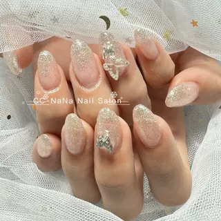 ネイル 💎CC・NaNa 韓国風ネイル🌙Cのネイルデザイン
