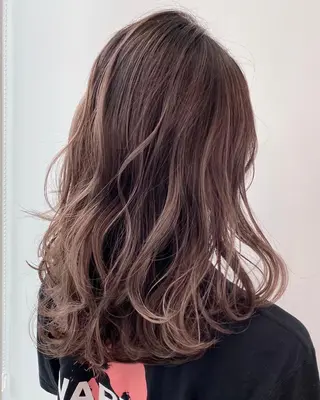 セミロング モテ髪提案🫧 /HaRu🏳️‍⚧のヘアスタイル