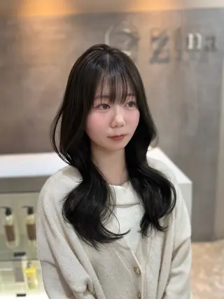 ロング カラー Zina梅田茶屋町所属・Mayu💖 Zina梅田茶屋町のヘアスタイル