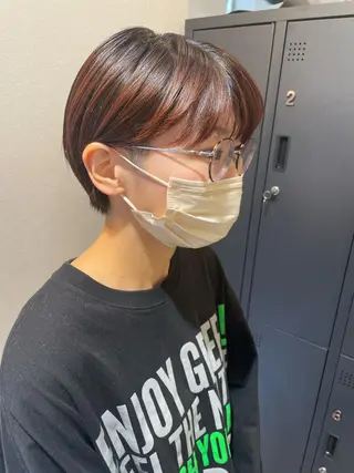 ショート カラー ヤマモト マイのヘアスタイル