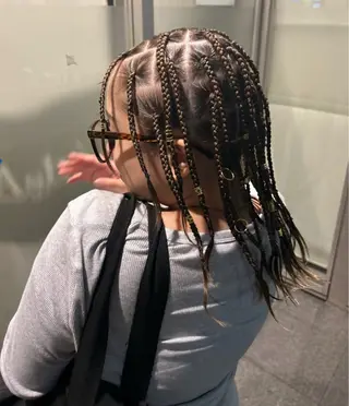 セミロング ヘアアレンジ ash西葛西 今井瑚子のヘアスタイル