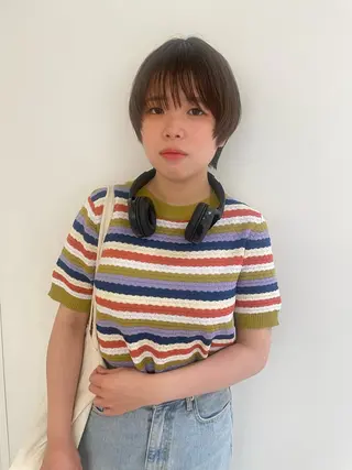 ショート カラー ショート/ボブ/ 吉祥寺/ryoのヘアスタイル