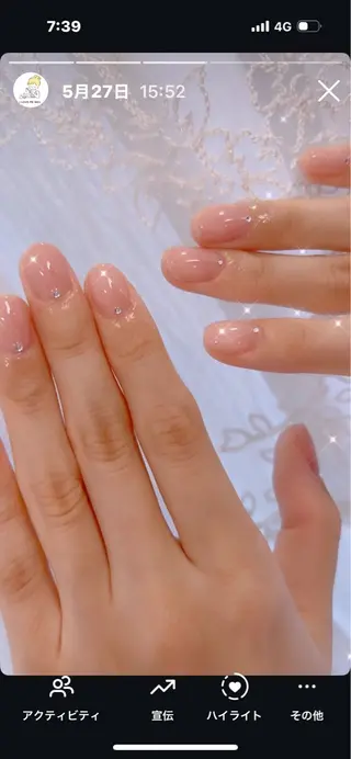 ネイル I LOVE ME NAIL JR割のネイルデザイン