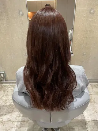 ロング カラー 韓国ボブ👩🇰🇷 小野絢未のヘアスタイル