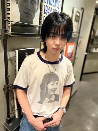 ショート カラー メンズ 優 作のヘアスタイル