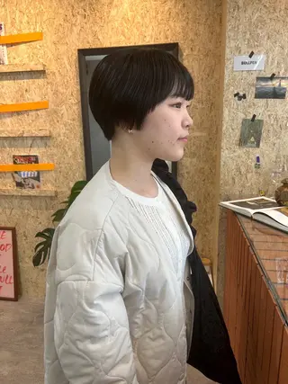 ショート aika/パーマ/ ショート/伏見のヘアスタイル