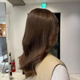 セミロング カラー 後藤 香乃のヘアスタイル