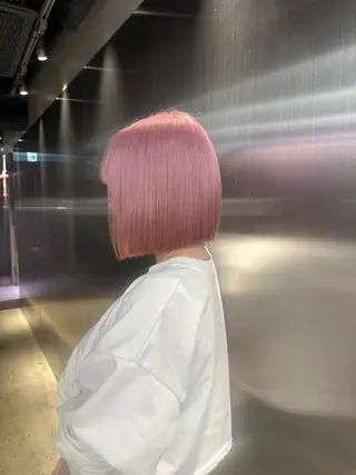 カラー PELE栄☆カラー ／トリートメントのヘアスタイル