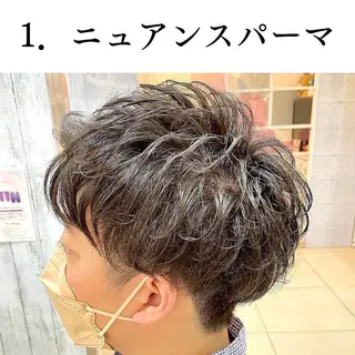 ショート 髪質改善× ハイライト溝江のヘアスタイル