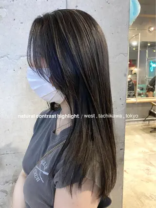 ロング カラー 竹嶌 健吾のヘアスタイル