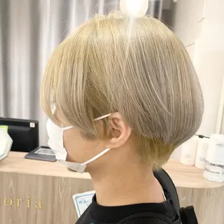 ショート カラー equal銀座所属・equal銀座 黒田💚のヘアスタイル