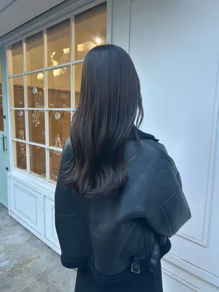 ロング カラー 藤田 侑花のヘアスタイル