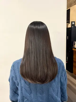 ロング パーマ 透明感カラー🫧/ 目黒/ Reinaのヘアスタイル