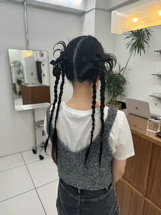 ロング ヘアアレンジ MIES amane(アマネ)のヘアスタイル