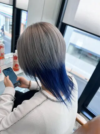 ミディアム カラー hair & make TOYBOX所属・ルーツカラー/ レイヤーカット/井川のヘアスタイル