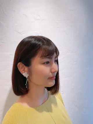 ミディアム 蓮沼 今日子のヘアスタイル