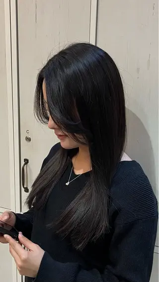 セミロング Chere金剛店 RIKOのヘアスタイル