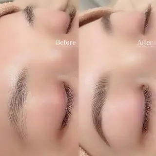 アイブロウ 束感まつ毛🦋 京橋/藤本加奈のマツエク・マツパデザイン