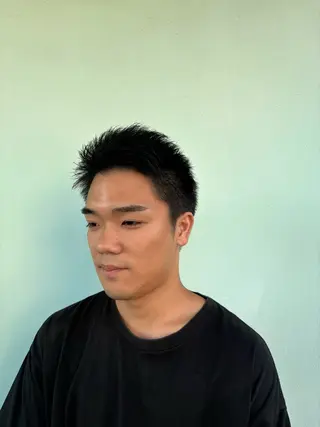 ショート メンズ レイヤーカット/艶髪 /パーマaikoのヘアスタイル