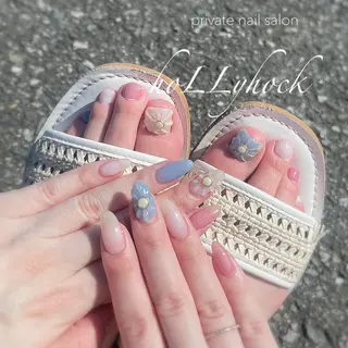 ネイル nail salon hoLLyhockのネイルデザイン