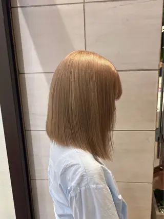 ミディアム カラー ハイトーン/ブリーチ /hikaruのヘアスタイル