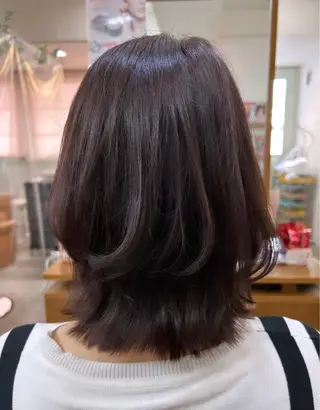 ミディアム カラー おおた きょうかのヘアスタイル