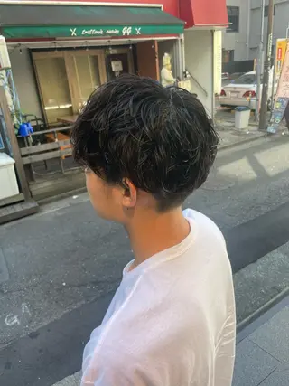 ショート パーマ メンズ 【Sweep】おじま のぞみのヘアスタイル