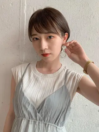 ショート カラー Fuuu《フゥ》所属・シノザキ シンゴのヘアスタイル