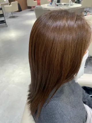 セミロング カラー コルソケーツー　梅田茶屋町(corso k-two)所属・三村 さゆみのヘアスタイル