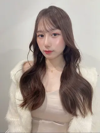 カラー AO所属・RISAKO 艶髪モテヘア🎀府中のヘアスタイル