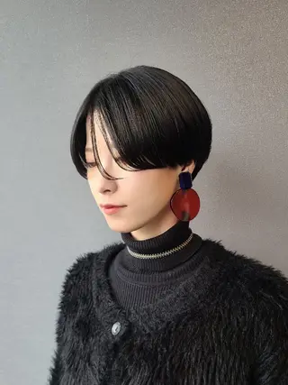 ショート yolo.所属・夜特化型ヘアサロン 𓃱yolo.タナベのヘアスタイル