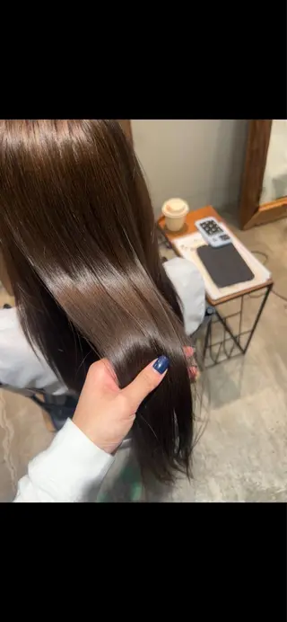 ロング カラー 新貝楓🌀 透明感カラーのヘアスタイル