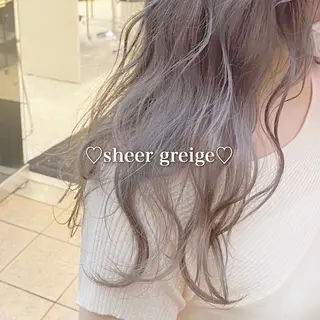 セミロング カラー ヘアアレンジ メンズ キッズ お悩み解決美容師 💐AMIのヘアスタイル