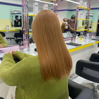 ロング カラー パーマ ヘアアレンジ メンズ キッズ ネイル マツエク・マツパ アイブロウ Lumo所属・💖横浜ブリーチなし 💖MIHOのヘアスタイル