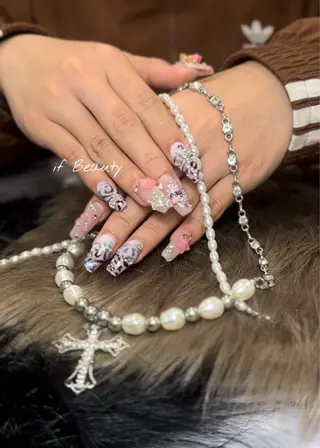 ネイル if Hair＆Nail Salon所属・IKA /海外ネイル /個性派/ワンホンのネイルデザイン